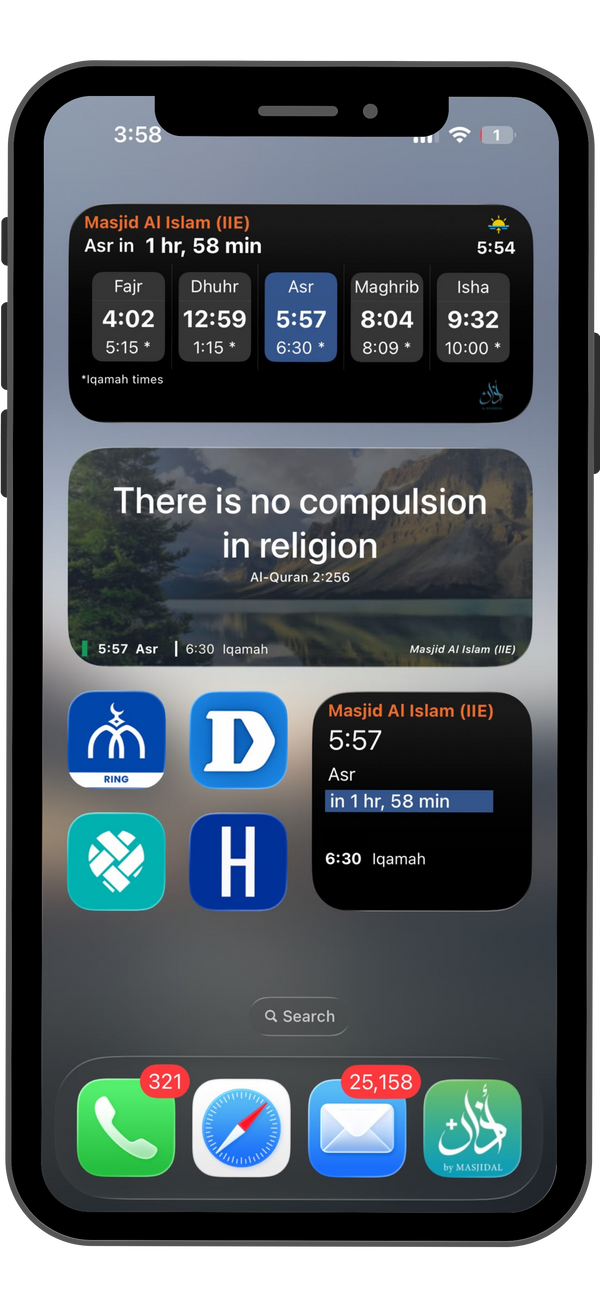 Widgets that live on your home screen.